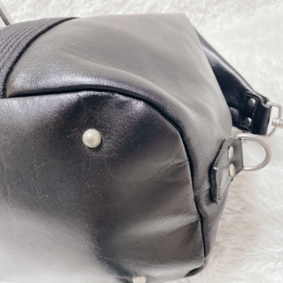 ウルティマトウキョウ× エース　ボストンバッグ　ツーウェイ　金具　ブラック