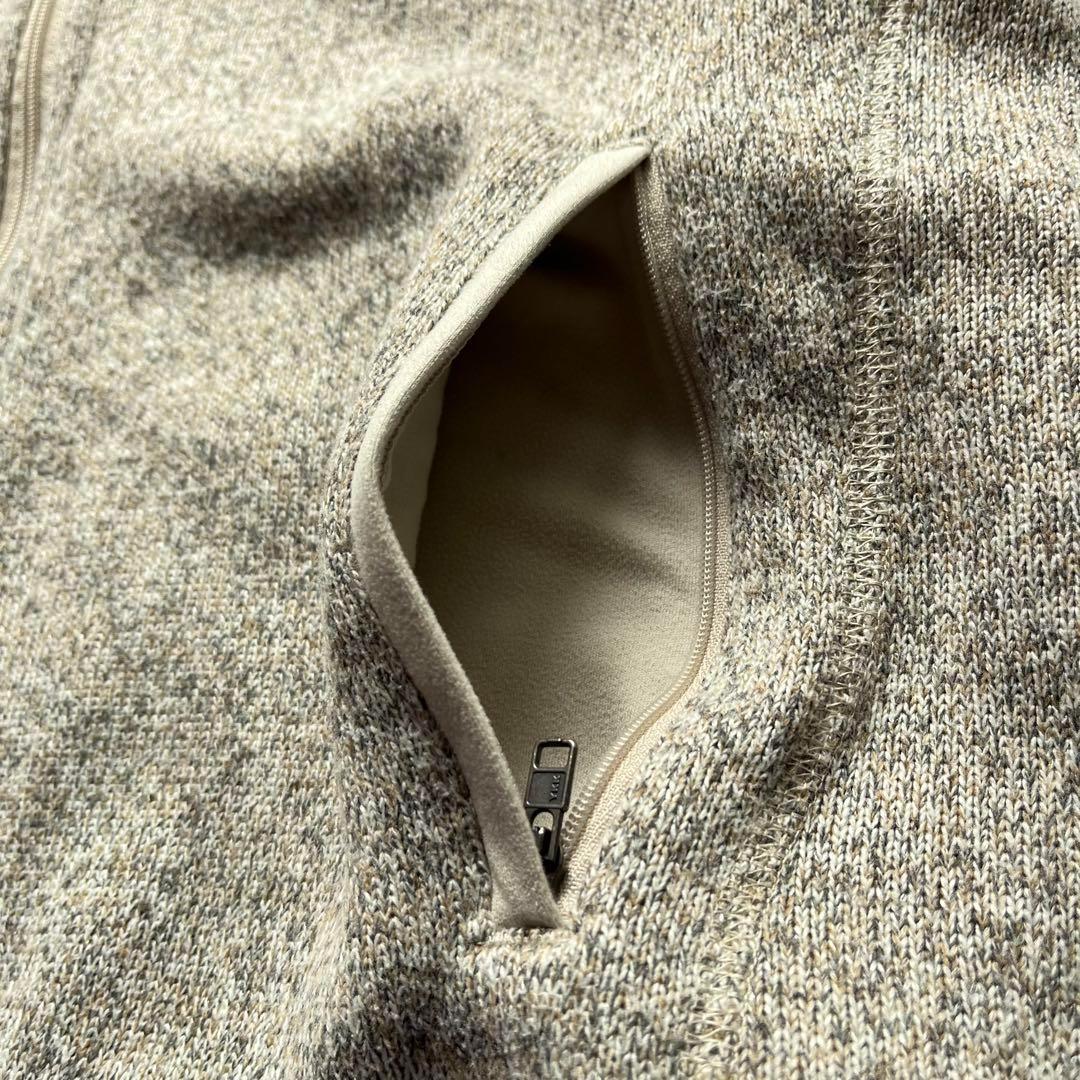 パタゴニア　ジップアップ　ベターセーター　ベスト　Mサイズ　杢グレー　古着