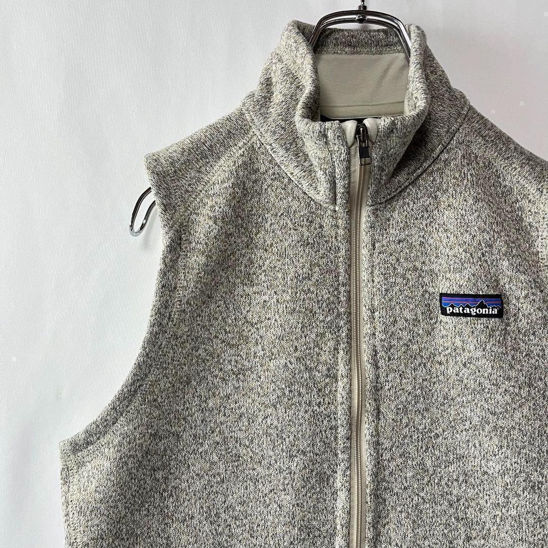 パタゴニア　ジップアップ　ベターセーター　ベスト　Mサイズ　杢グレー　古着