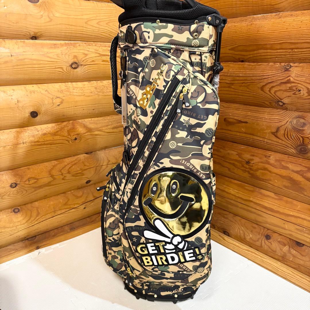 WINWIN STYLE GET BIRDIE! CAMO スタンドバッグ