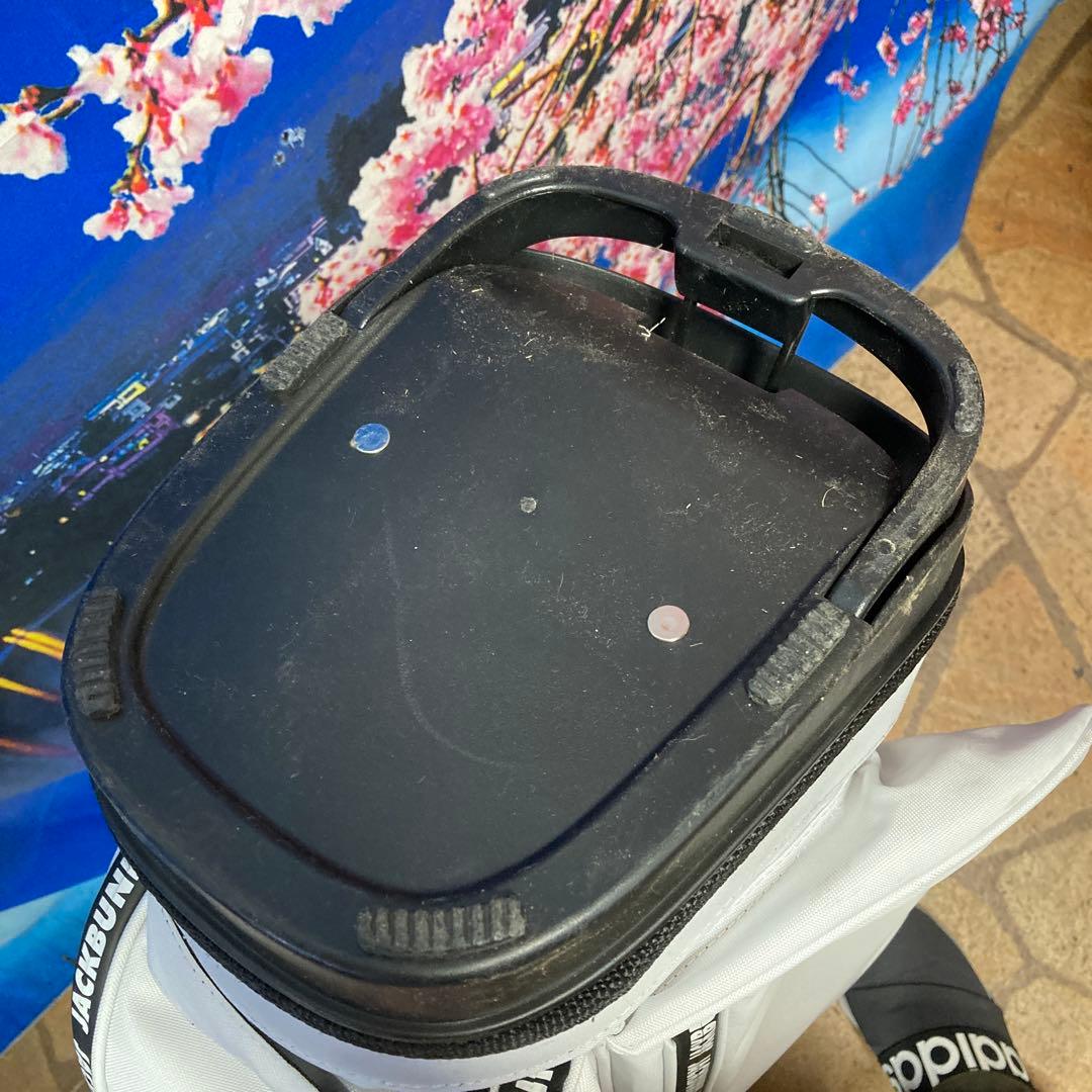 寶BU-1086 JACK BUNNY スタンド式 キャディバッグ ホワイト