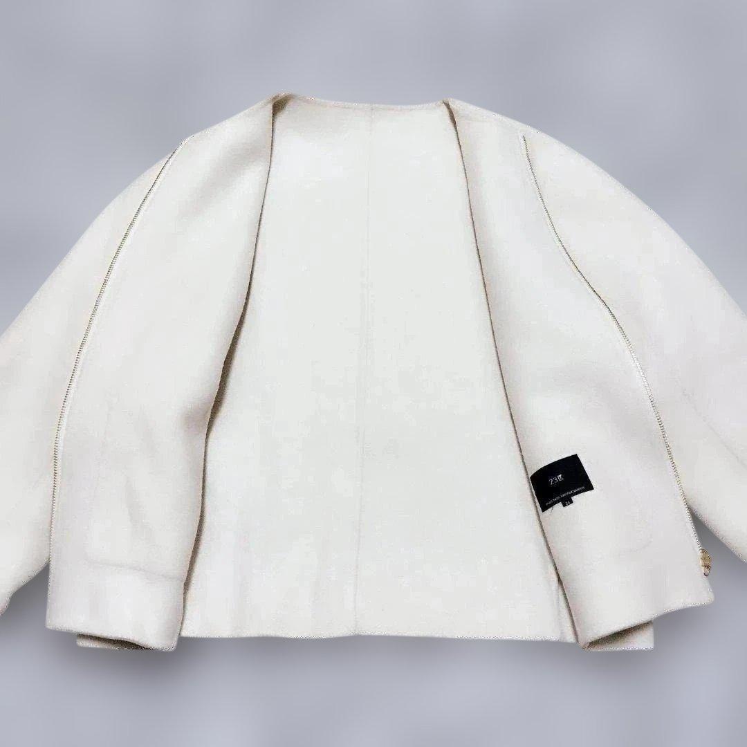 完売品★23区 ウールリバー ショートコート 22AW サイズ36