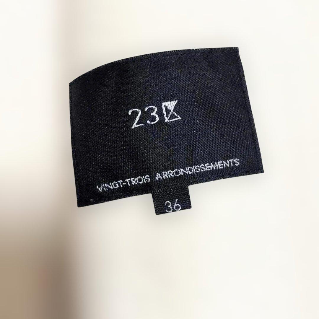 完売品★23区 ウールリバー ショートコート 22AW サイズ36