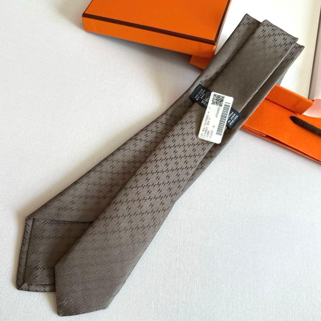 yuzukozu♡出品エルメス ネクタイ 《ニューH》 新品 未使用