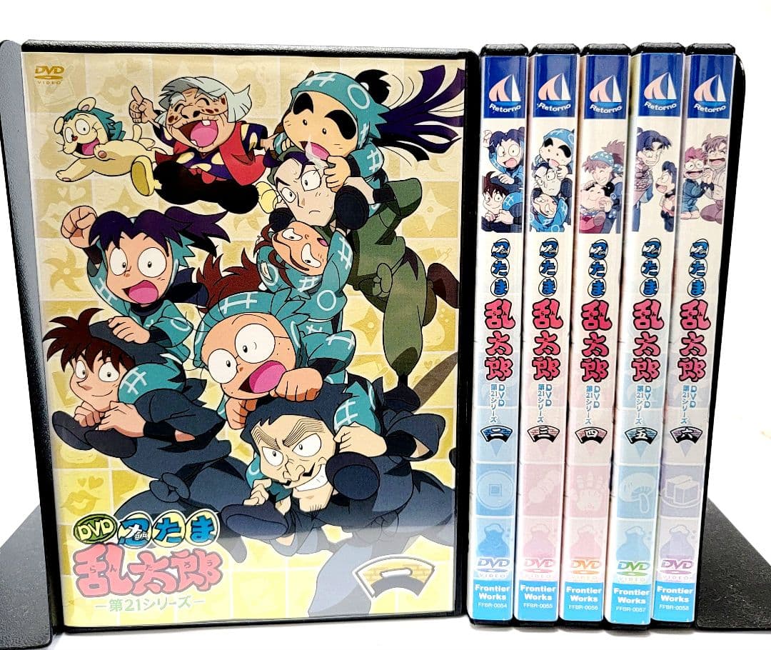 【新品ケース収納】忍たま乱太郎　第21シリーズ　 DVD 全巻セット　全6巻
