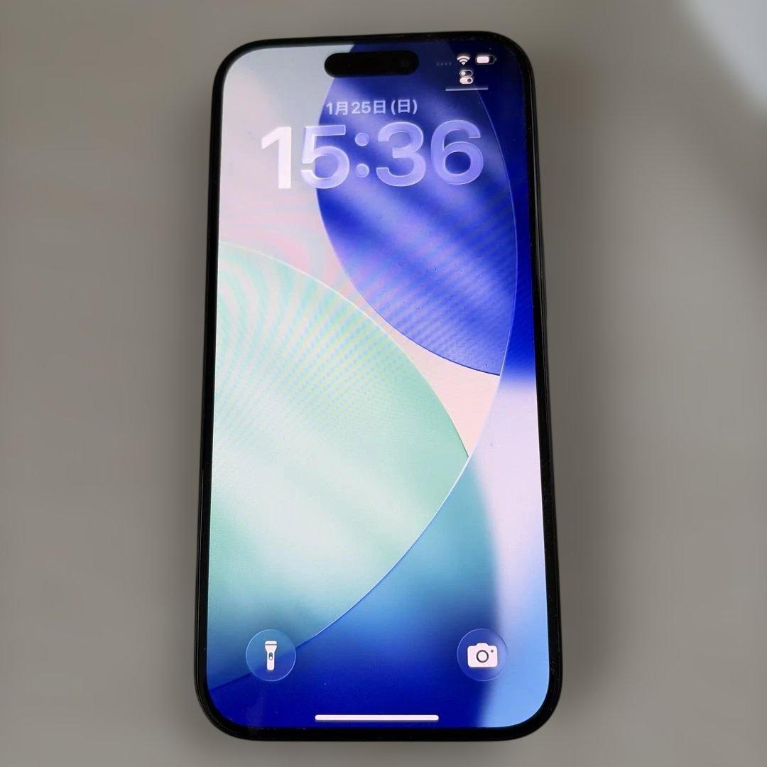 iPhone15Pro ブラックチタニウム128GB SIMフリー