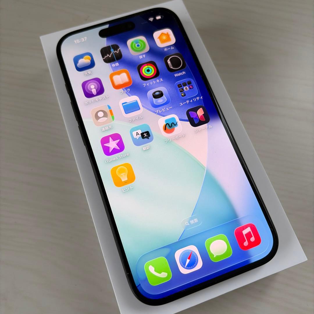 iPhone15Pro ブラックチタニウム128GB SIMフリー