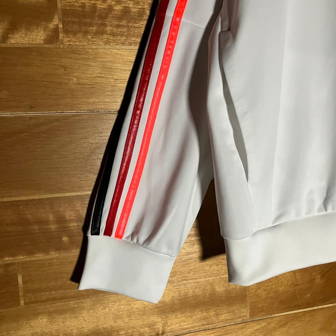 adidas CHILE 20 トラックジャケット　ジャージ　白　光沢　6XO