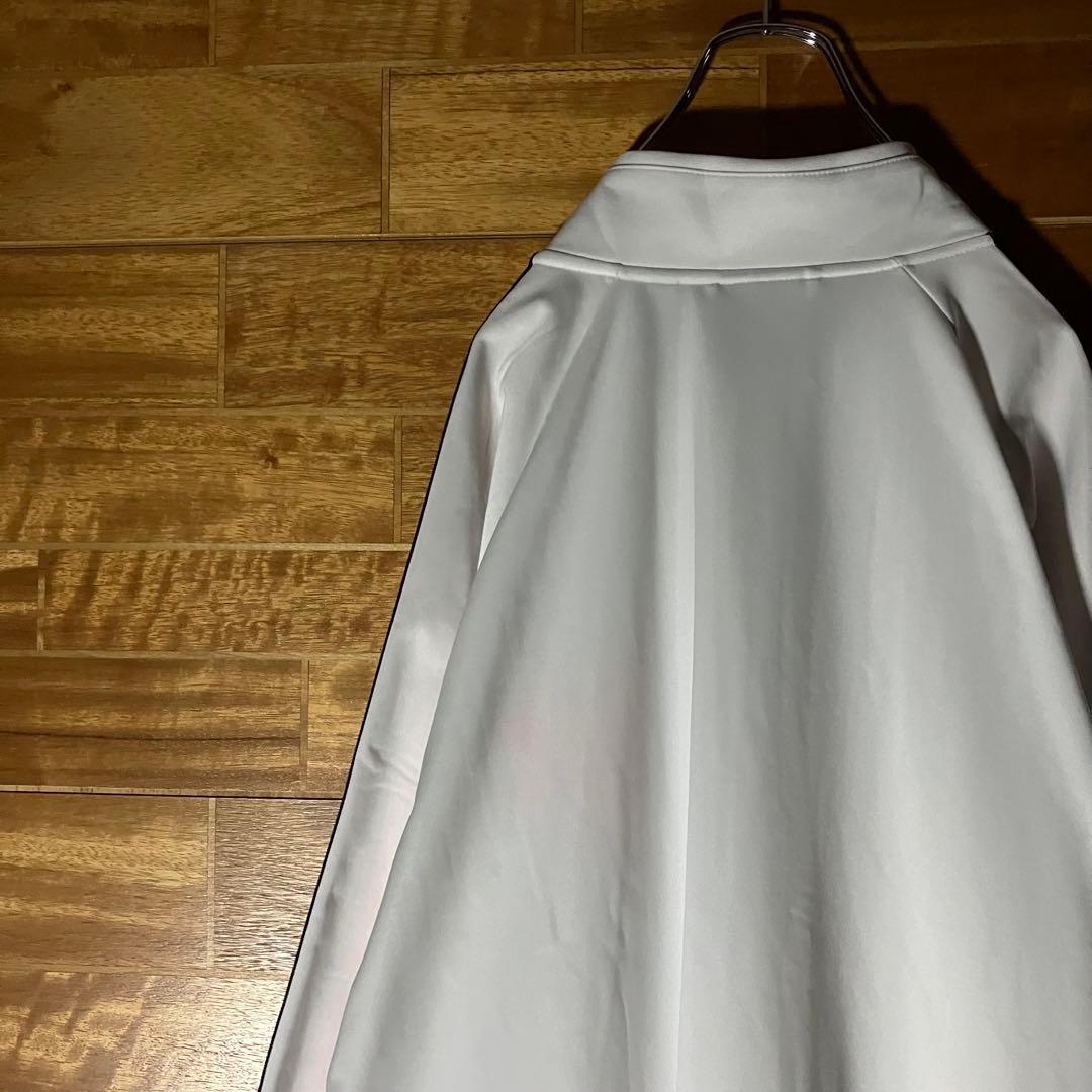 adidas CHILE 20 トラックジャケット　ジャージ　白　光沢　6XO