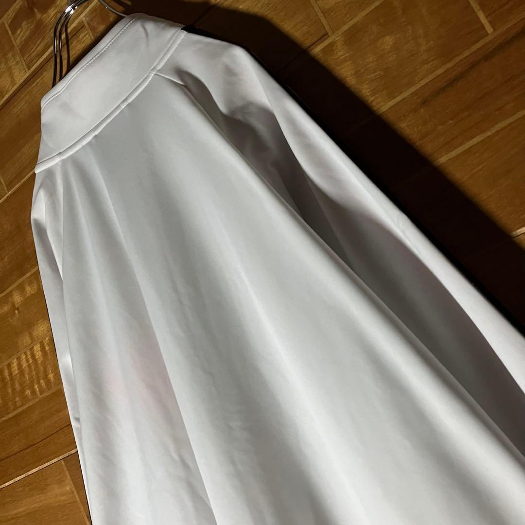 adidas CHILE 20 トラックジャケット　ジャージ　白　光沢　6XO