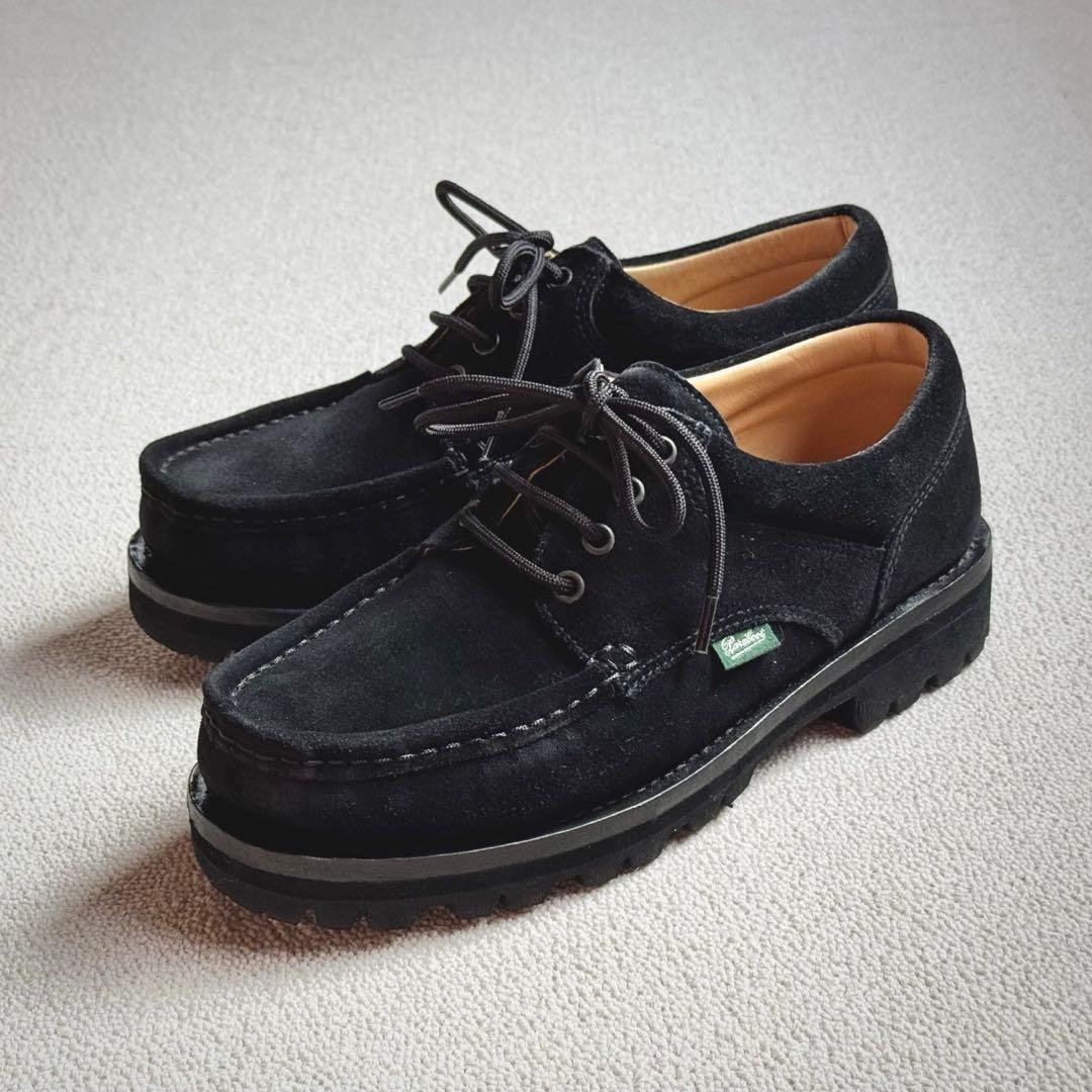 Paraboot THIERS JANNU VEL NOIR UK8 B&Y別注