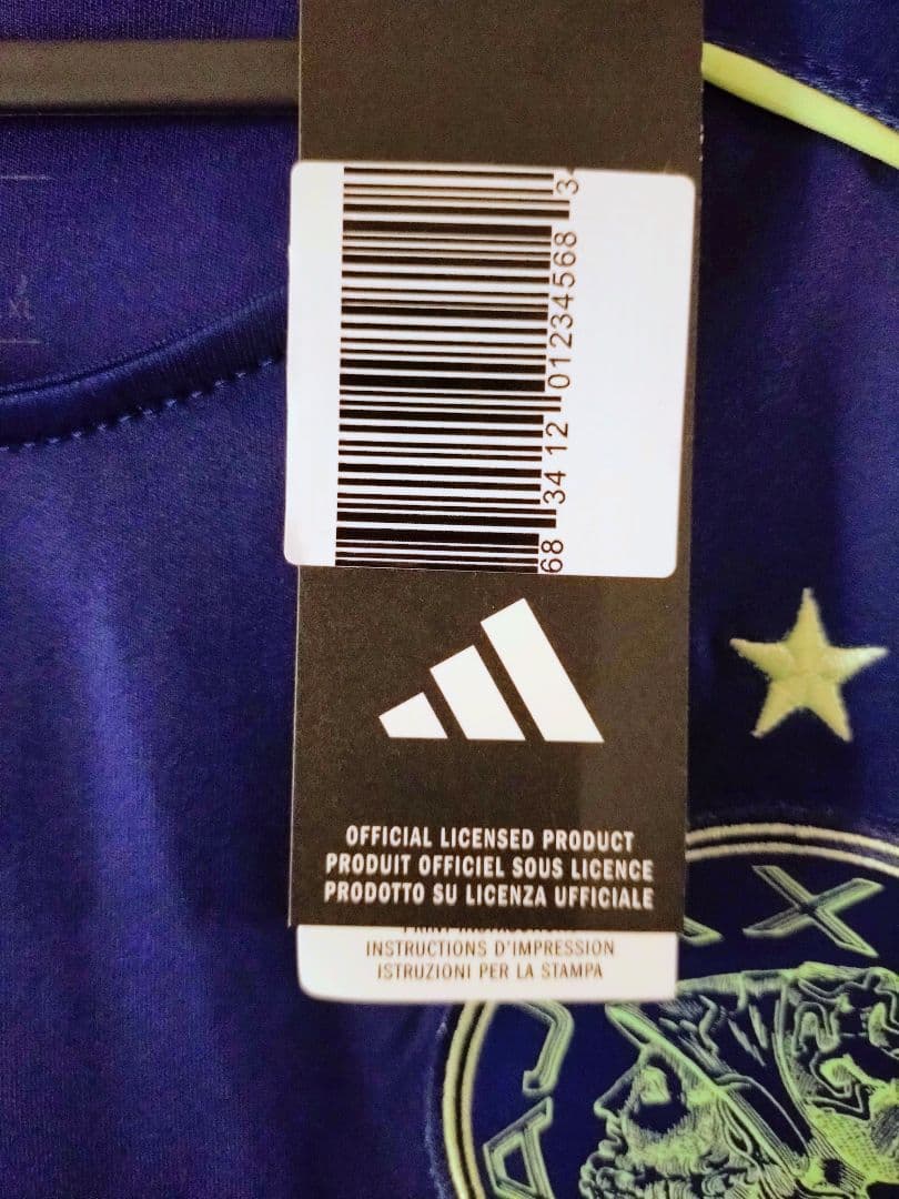 アヤックス アディダス アウェイ シャツ 2025-26　ジョージア製　海外Ｍ