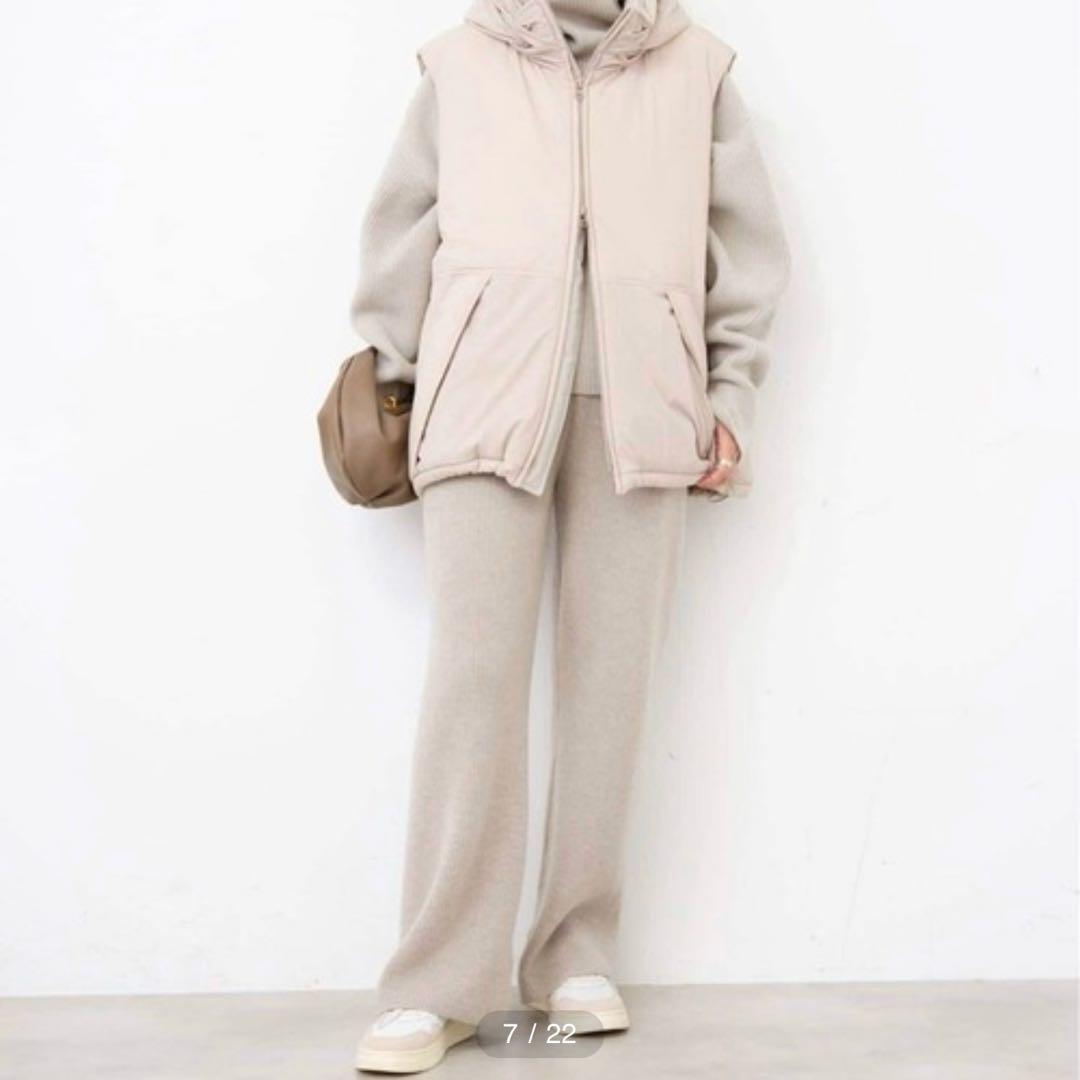 Deuxieme Classe23AW *OLBIA リブ パンツ　36