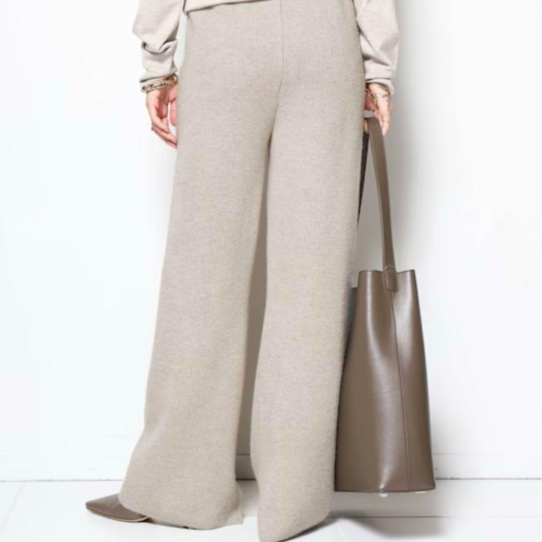 Deuxieme Classe23AW *OLBIA リブ パンツ　36