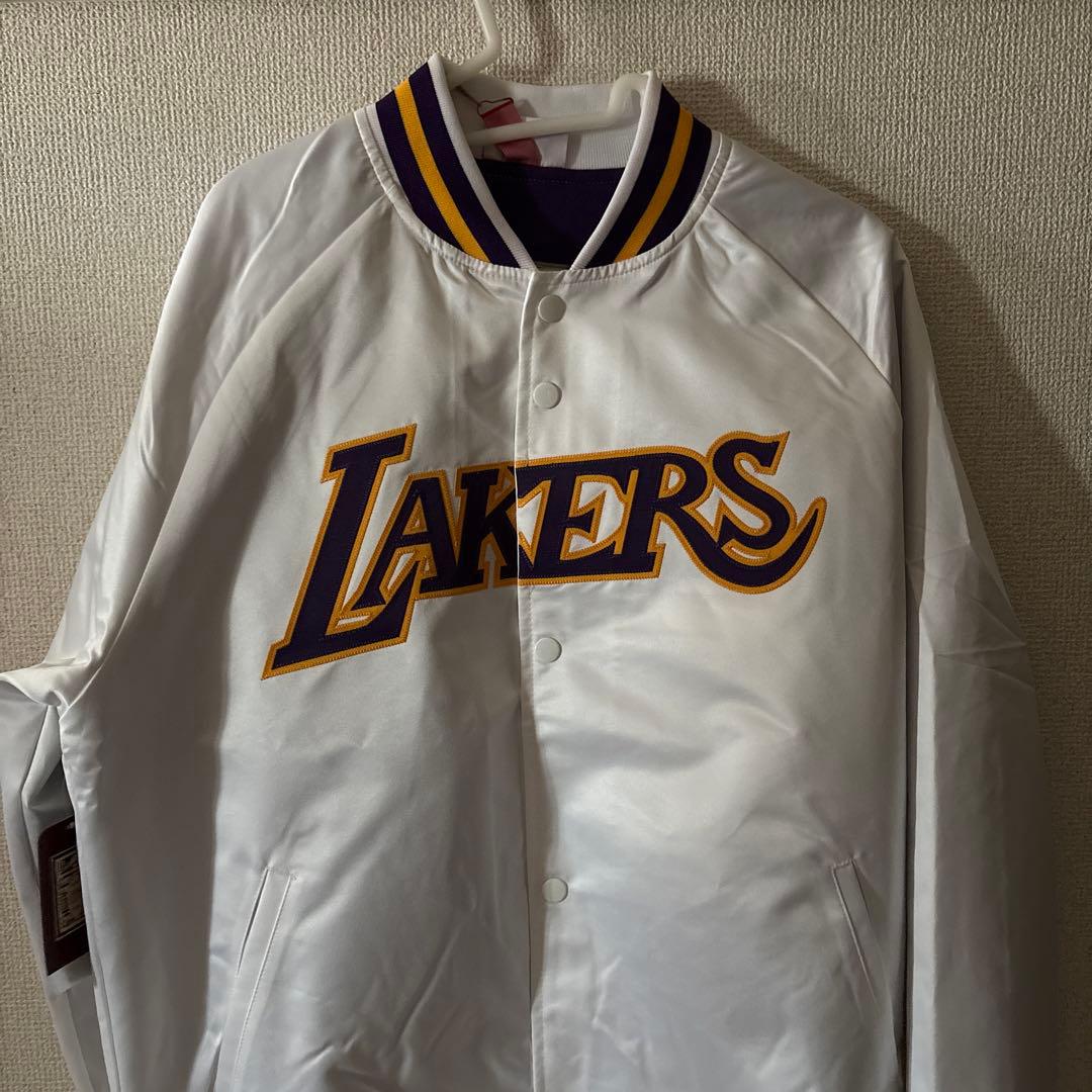 Lakersジャケット 白 ロサンゼルスレイカーズ