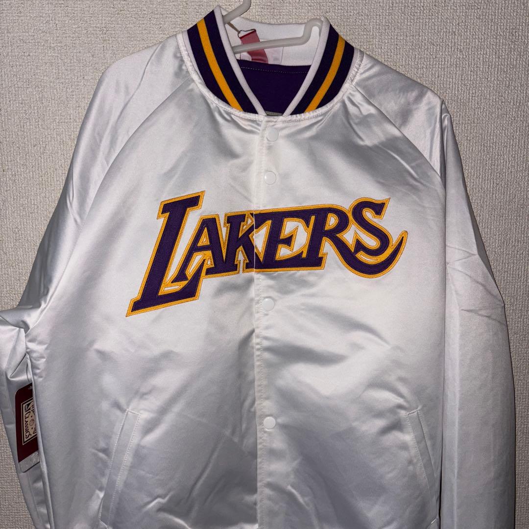 Lakersジャケット 白 ロサンゼルスレイカーズ