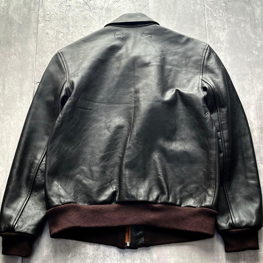 YMCLKY TYPE A-2 フライトジャケット　ホースハイド　ダークブラウン
