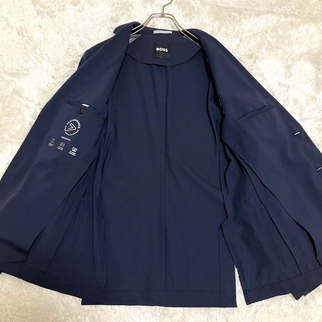 極美品✨ ヒューゴボス テーラードジャケット　4WAYストレッチ 現行タグ 48