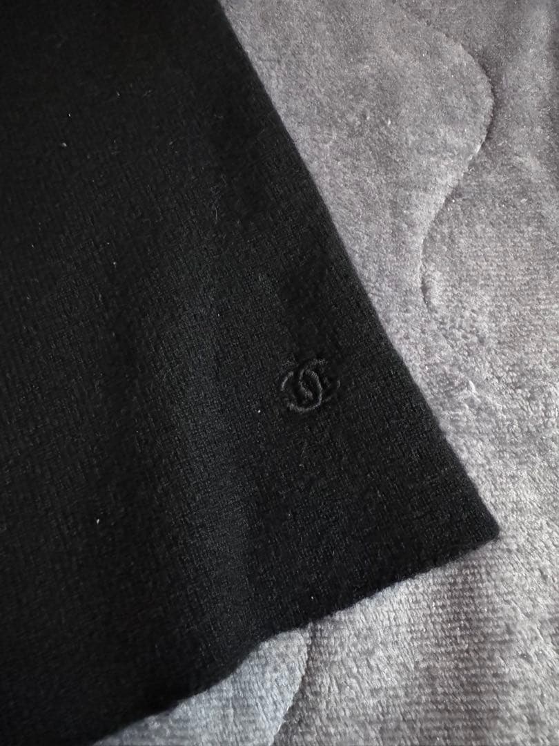 CHANEL ブラックショートパンツ ゴムウエスト