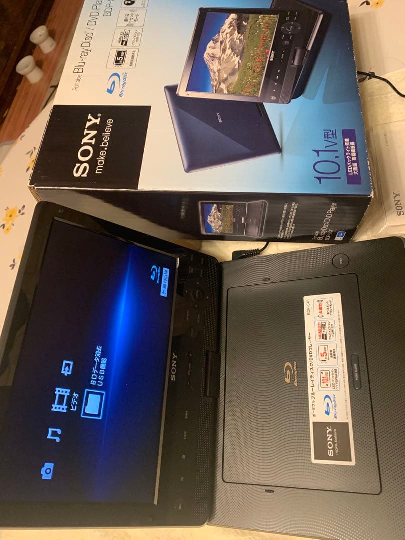 【完品】SONY ソニー BDP-SX1 ブルーレイ ポータブルプレーヤー