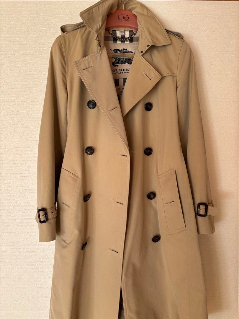BURBERRY バーバリー トレンチコート ケンジントン UK4 IT36