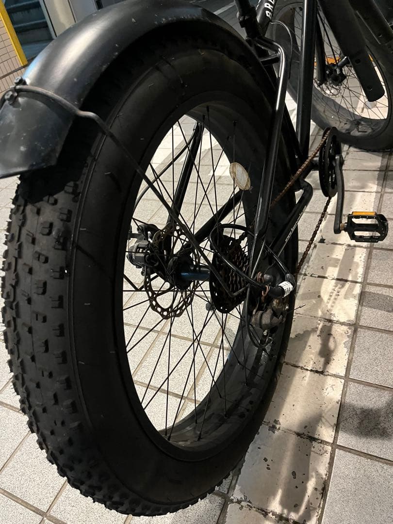 対面限定 湘南エリアBRONX ファットバイク ブラック/26インチ