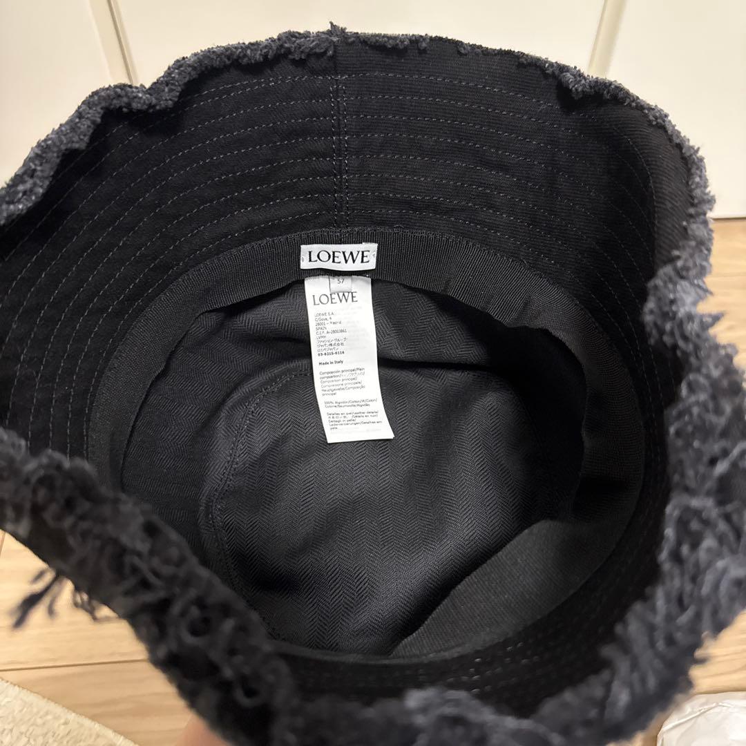 アボカド　美品ロエベ　バケットハット