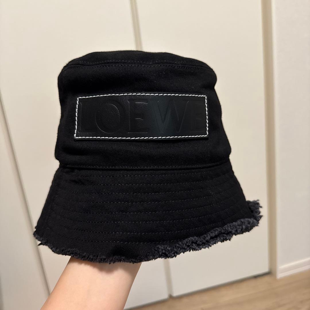 アボカド　美品ロエベ　バケットハット