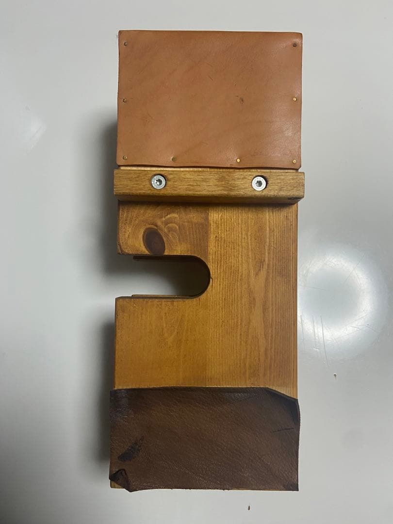 工具 クランプ レザークラフト 木製　靴作りの道具