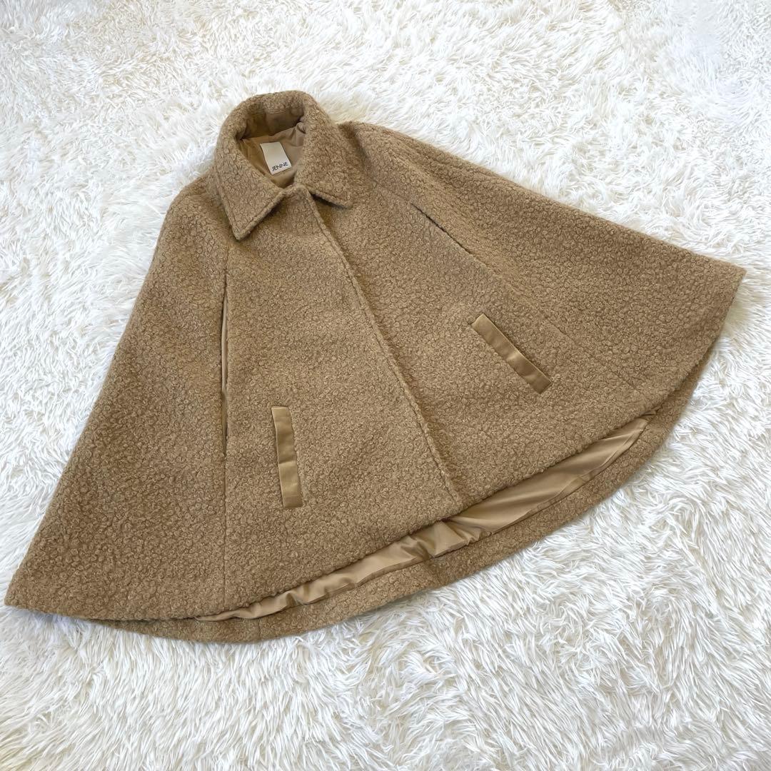 dmdm様 JENNEプードルケープコート ブルーレーベルニット 2点セット