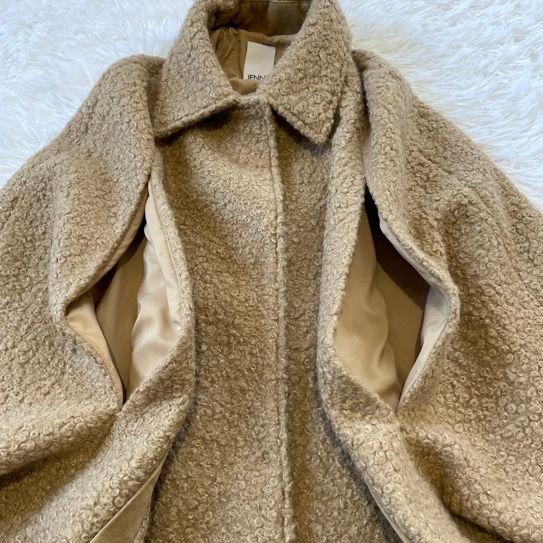 dmdm様 JENNEプードルケープコート ブルーレーベルニット 2点セット