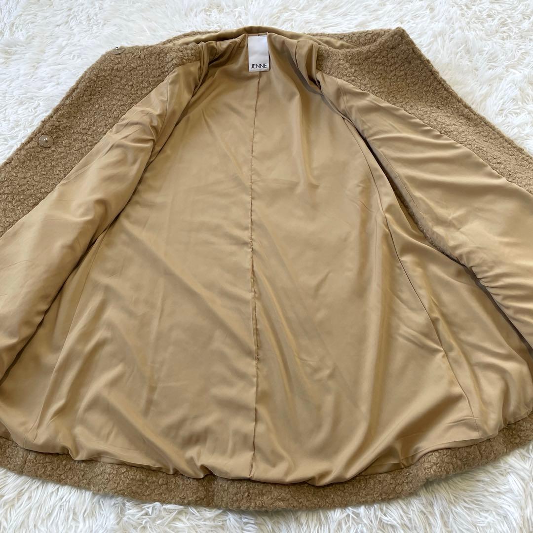 dmdm様 JENNEプードルケープコート ブルーレーベルニット 2点セット