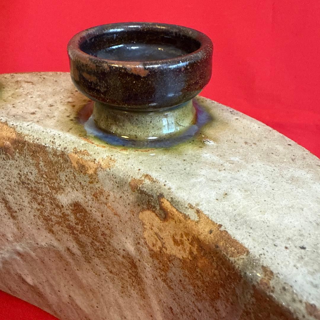 お*)様 きびん ★☆ 海老紋抱瓶 壺屋焼 壷屋焼 作家もの 人間国宝？ 詳細不