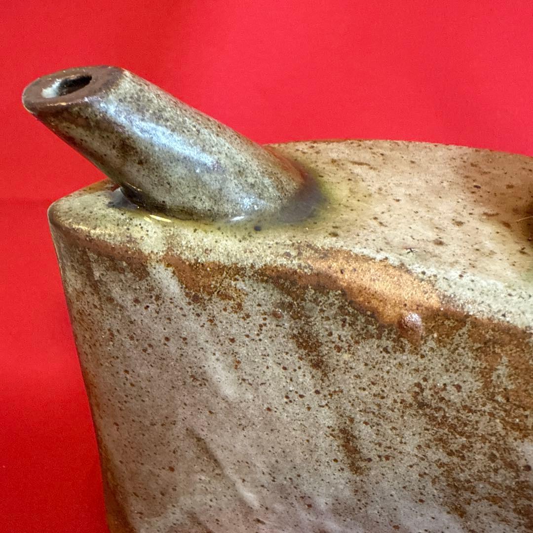 お*)様 きびん ★☆ 海老紋抱瓶 壺屋焼 壷屋焼 作家もの 人間国宝？ 詳細不