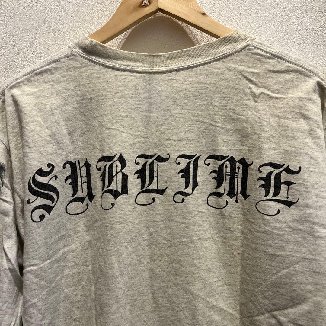 希少SUBLIME ロングTシャツ サブライム グレー サイズL