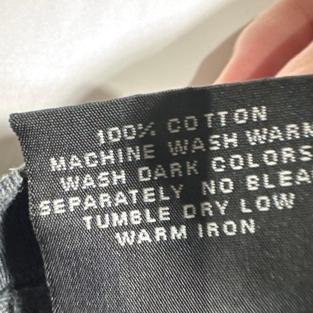 Harley-Davidson ロンt フレイムス　ブラック　シングルステッチ