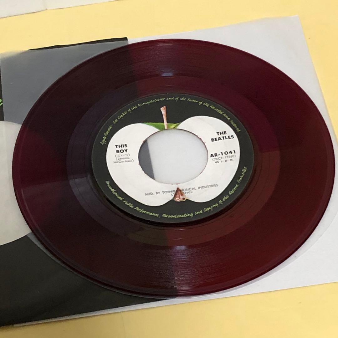 ビートルズ●抱きしめたい ●音工400赤盤(AR- 1041)