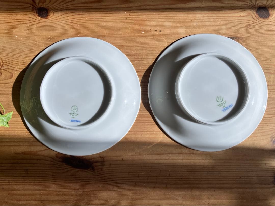 ロイヤルコペンハーゲン　新品ブルーパルメッテブロッサム　20デザートプレート×2