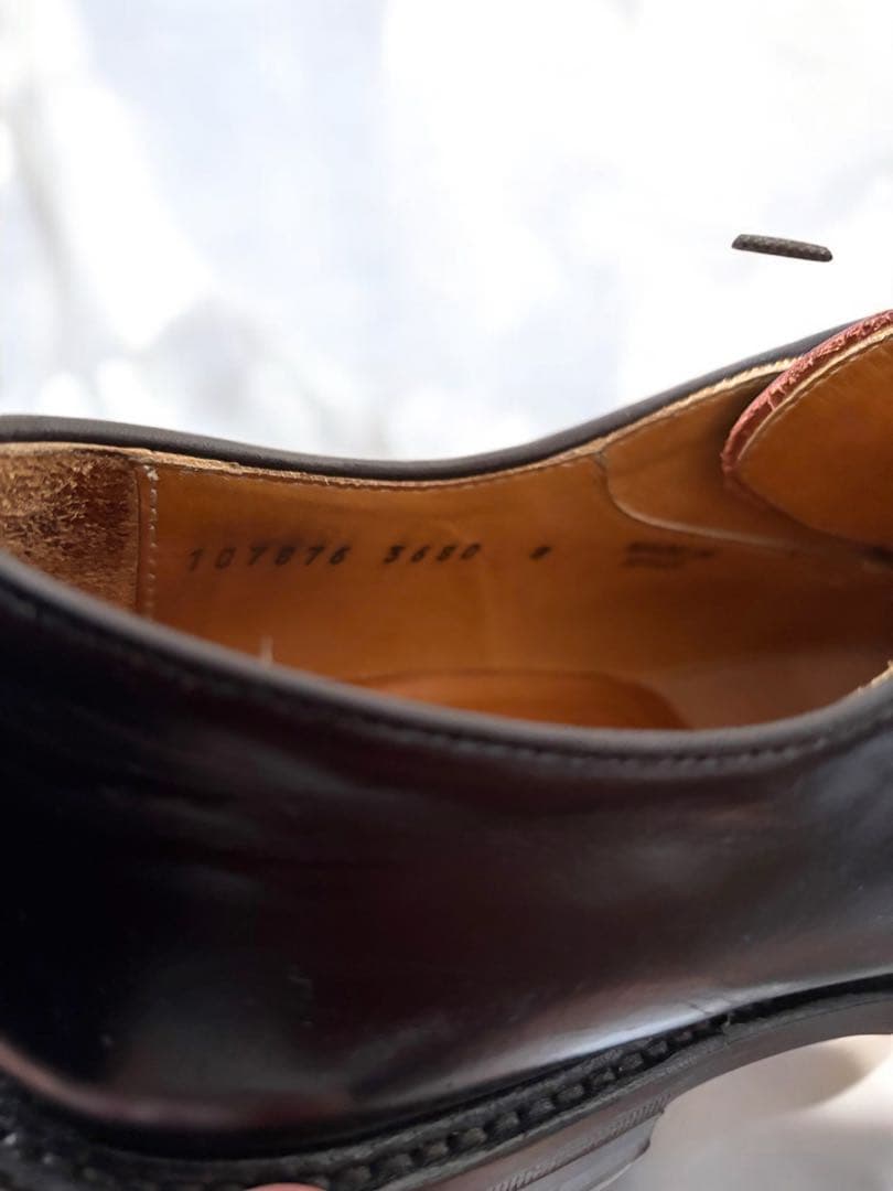 【美品】Berwick ダークブラウン レザー レースアップシューズ