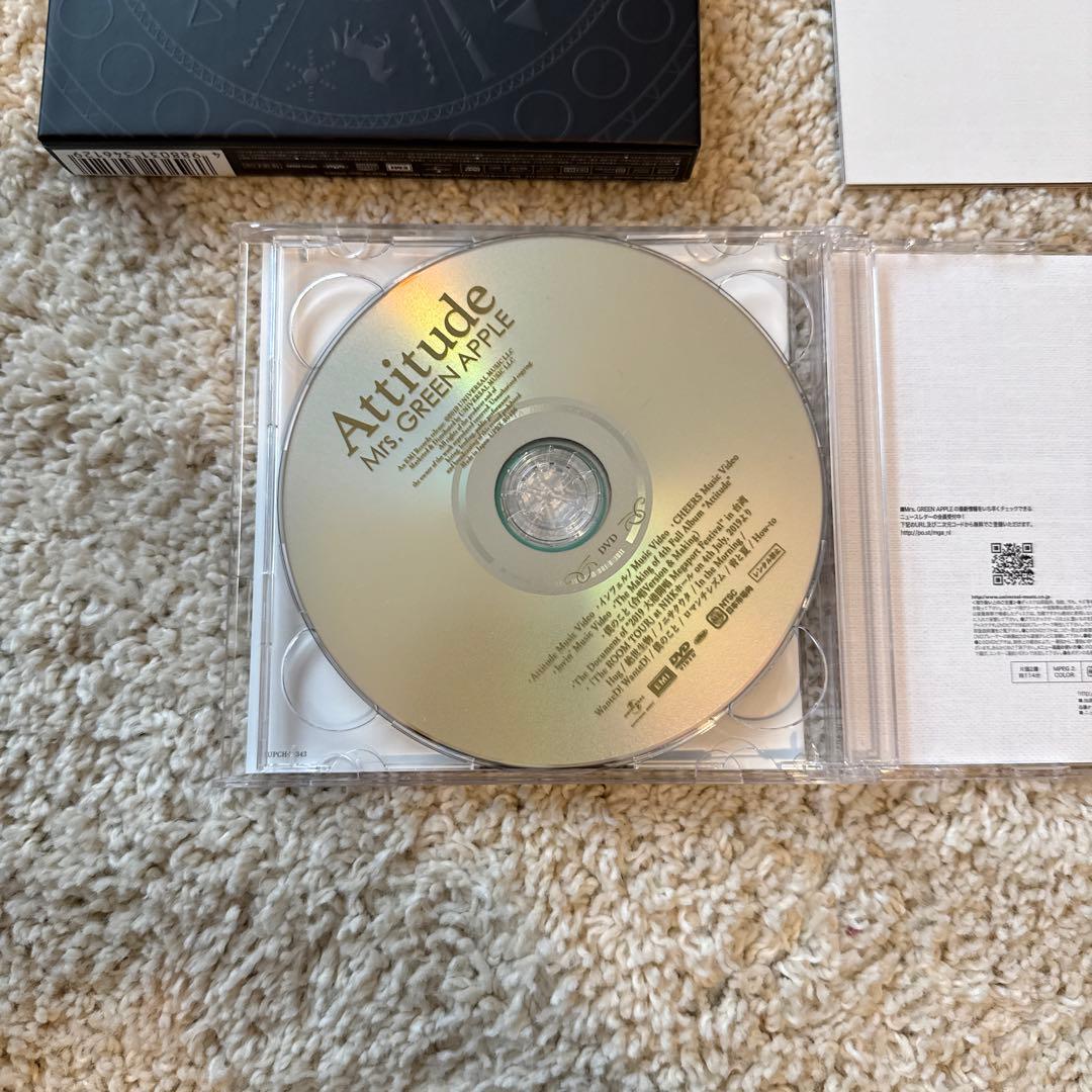 Mrs. GREEN APPLE Attitude CD＋DVD 初回限定版