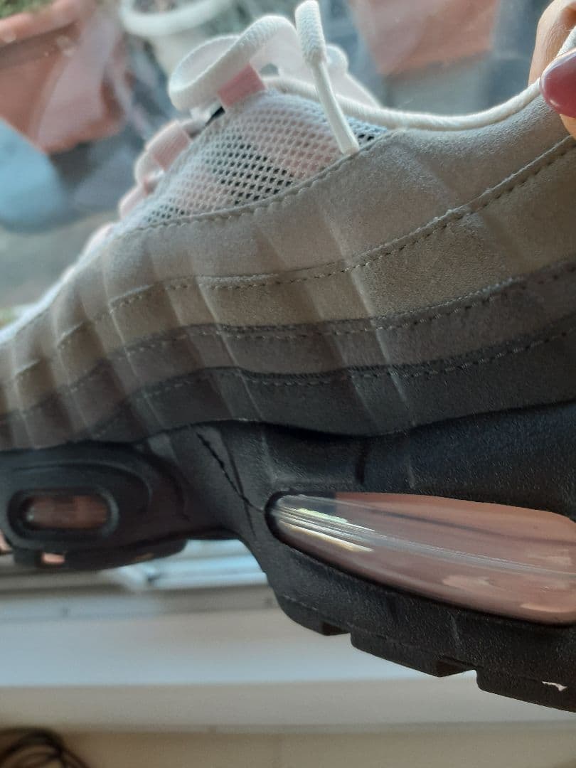 砂糖てり焼き様　ナイキ　エアマックス95 OG BLACK /PINK 24cm