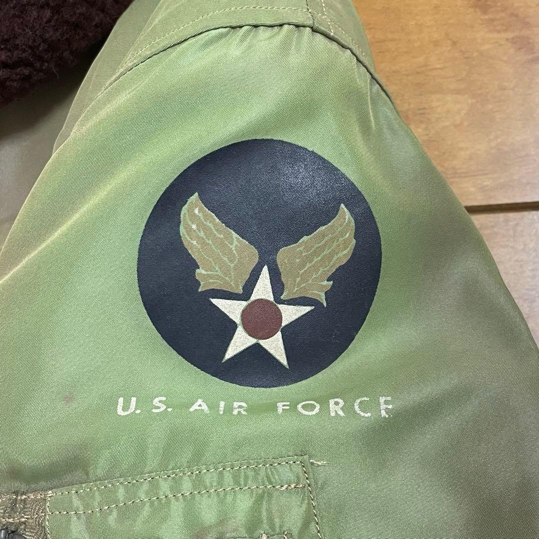 リ*ル様 バズリクソンズ　フライトジャケット　B-15B 襟ボア　36