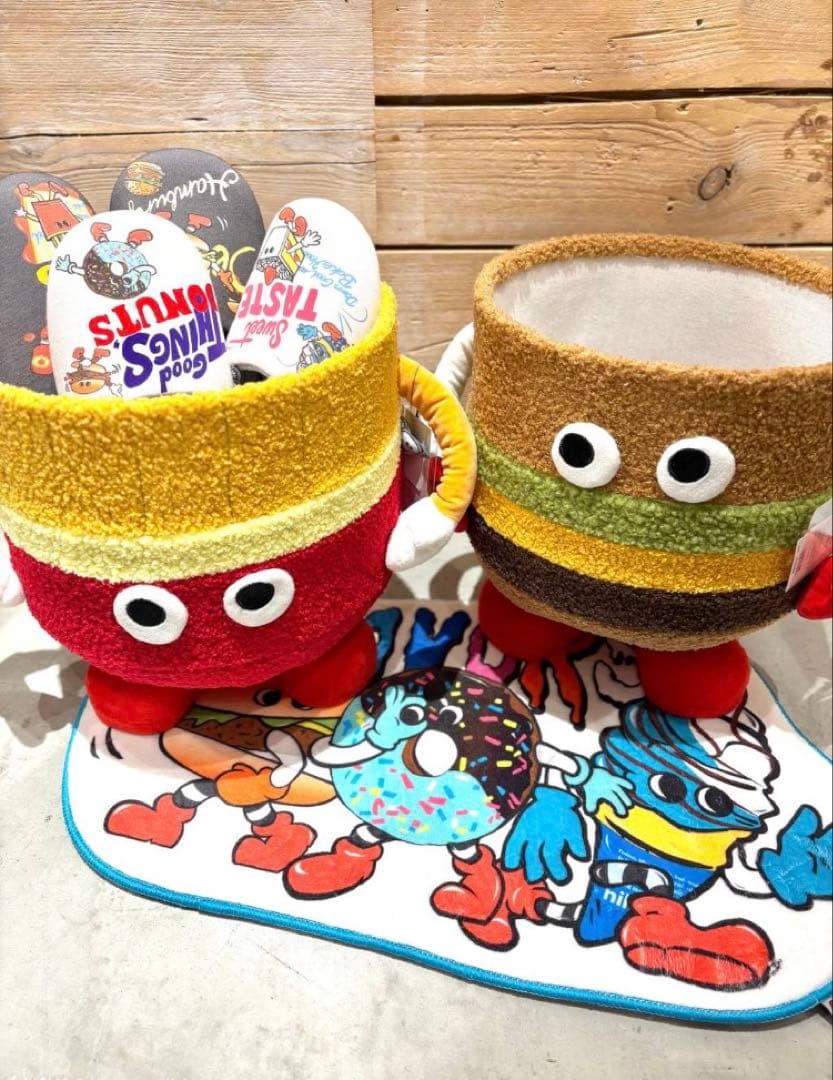 ニコアンド　niko and… フレーバーズ　スタンドバスケット　ブラウン