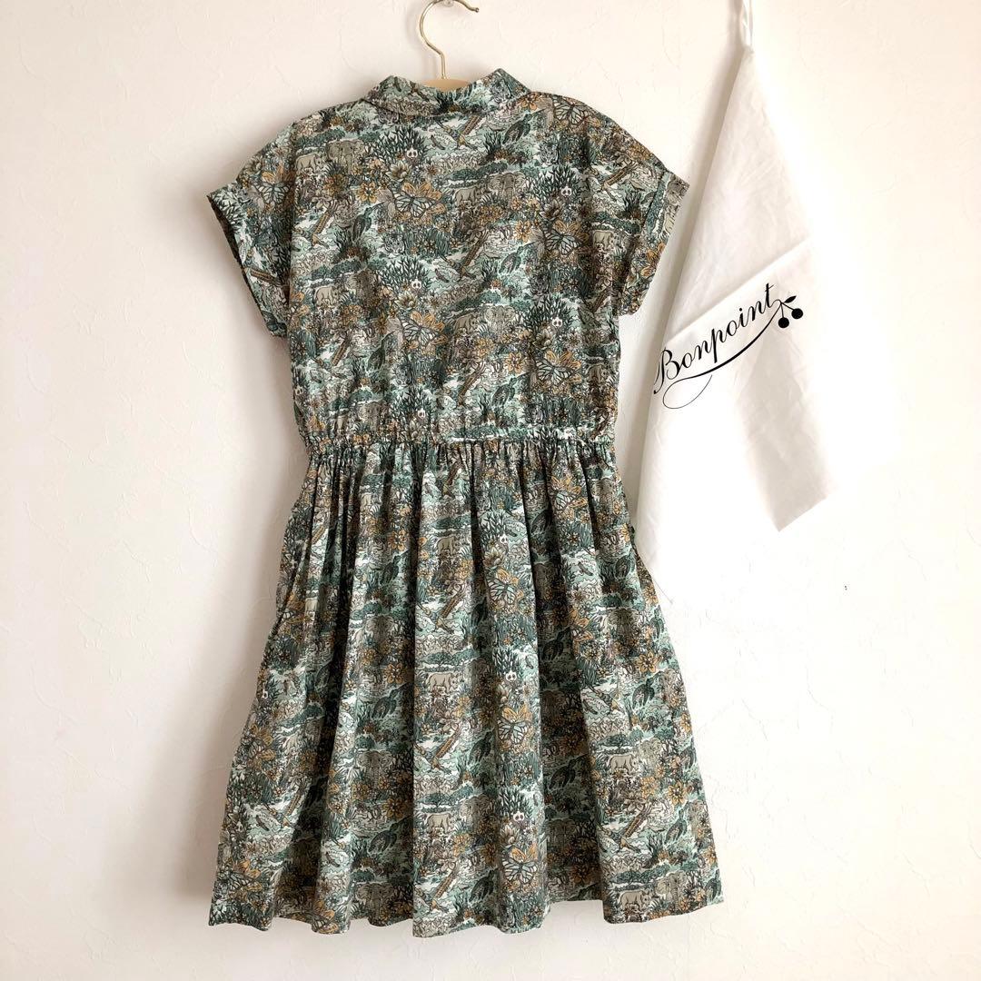 Bonpoint♡ アニマル リバティ ドレス 12A