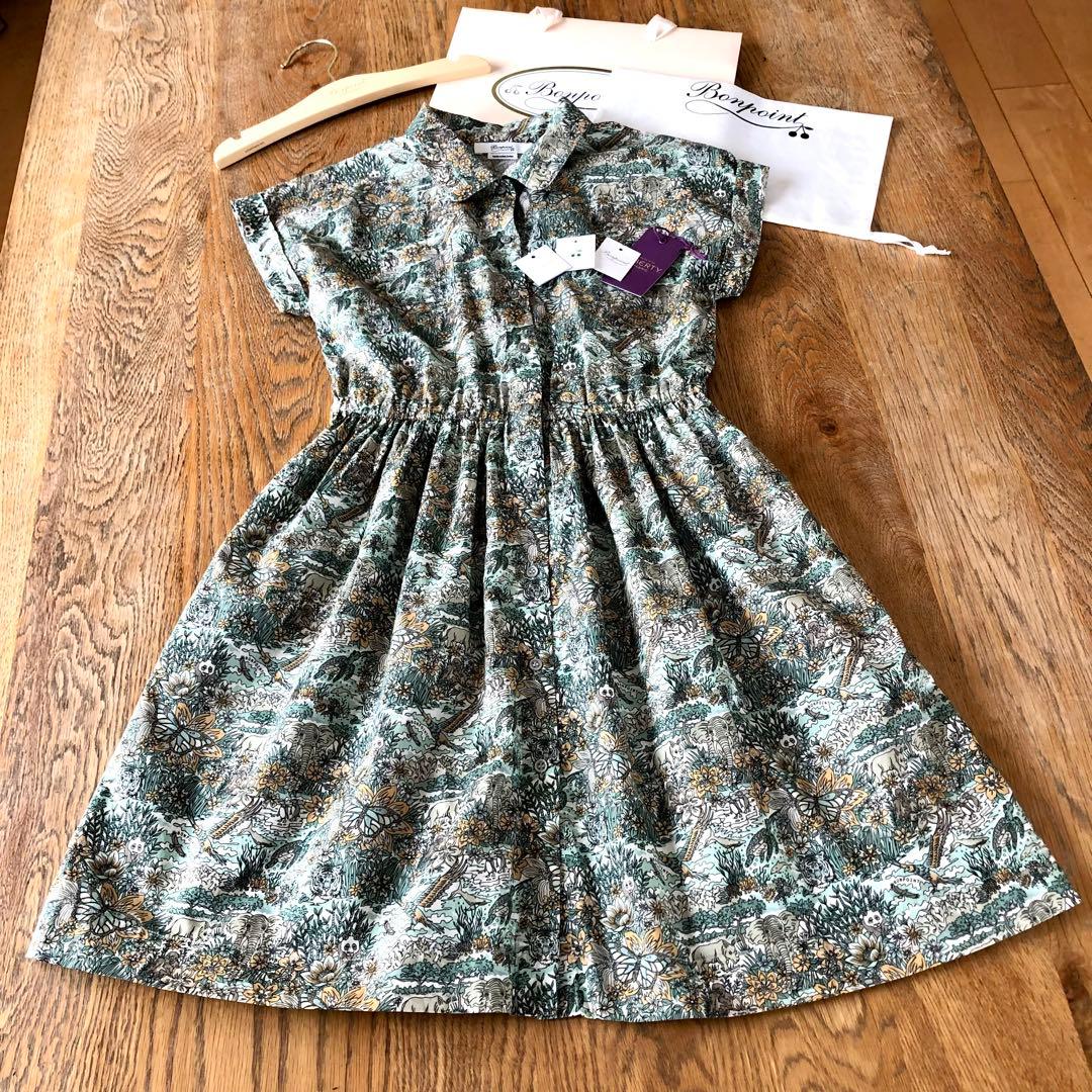 Bonpoint♡ アニマル リバティ ドレス 12A