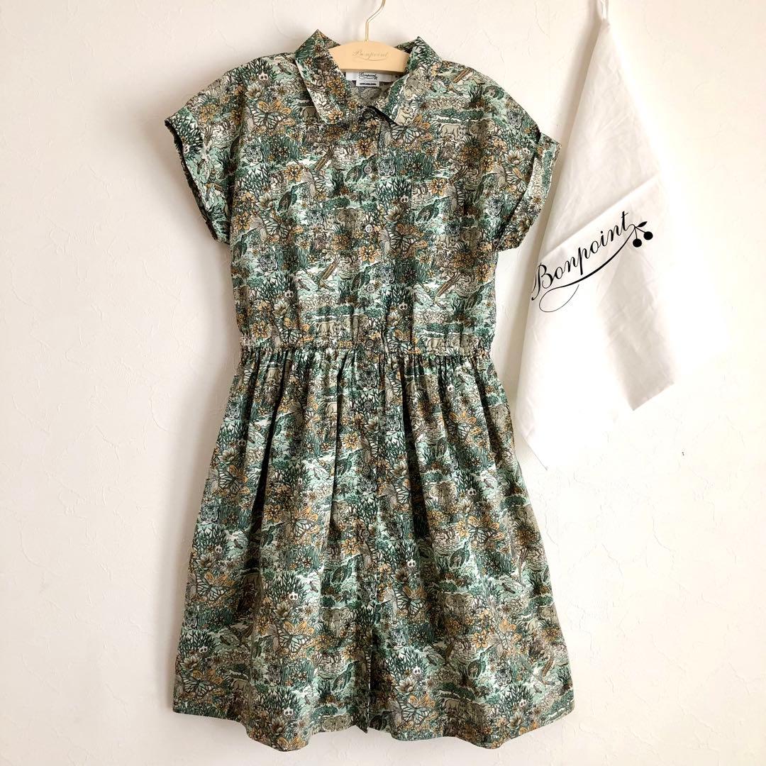 Bonpoint♡ アニマル リバティ ドレス 12A