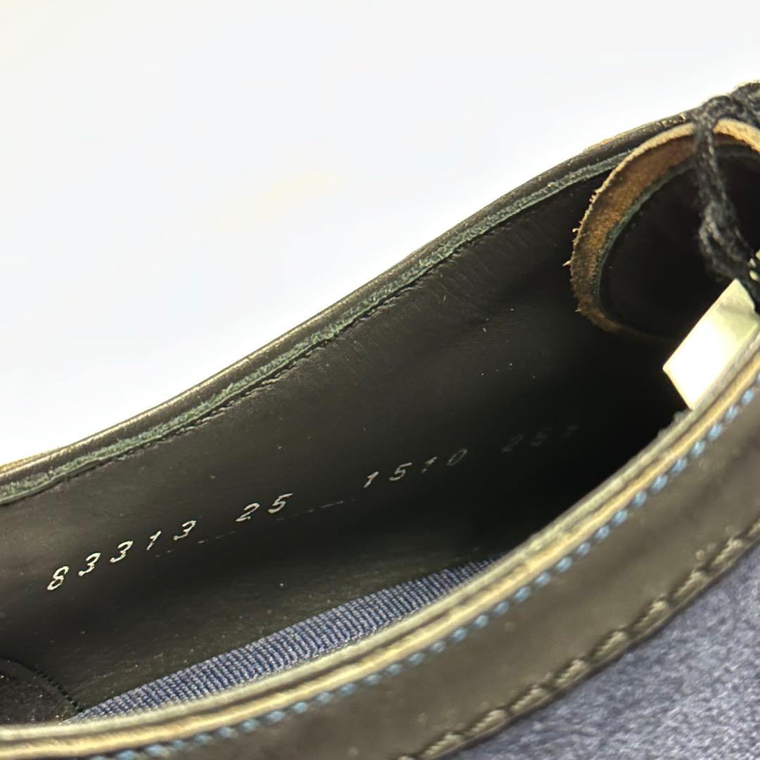 新品タグ付☆ランバンコレクション☆メンズ☆革靴☆ストレートチップ☆ブラック184