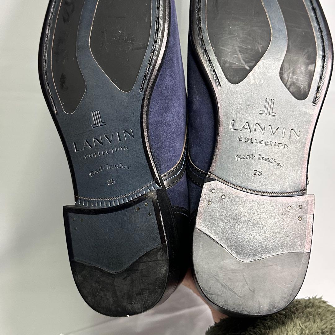 新品タグ付☆ランバンコレクション☆メンズ☆革靴☆ストレートチップ☆ブラック184