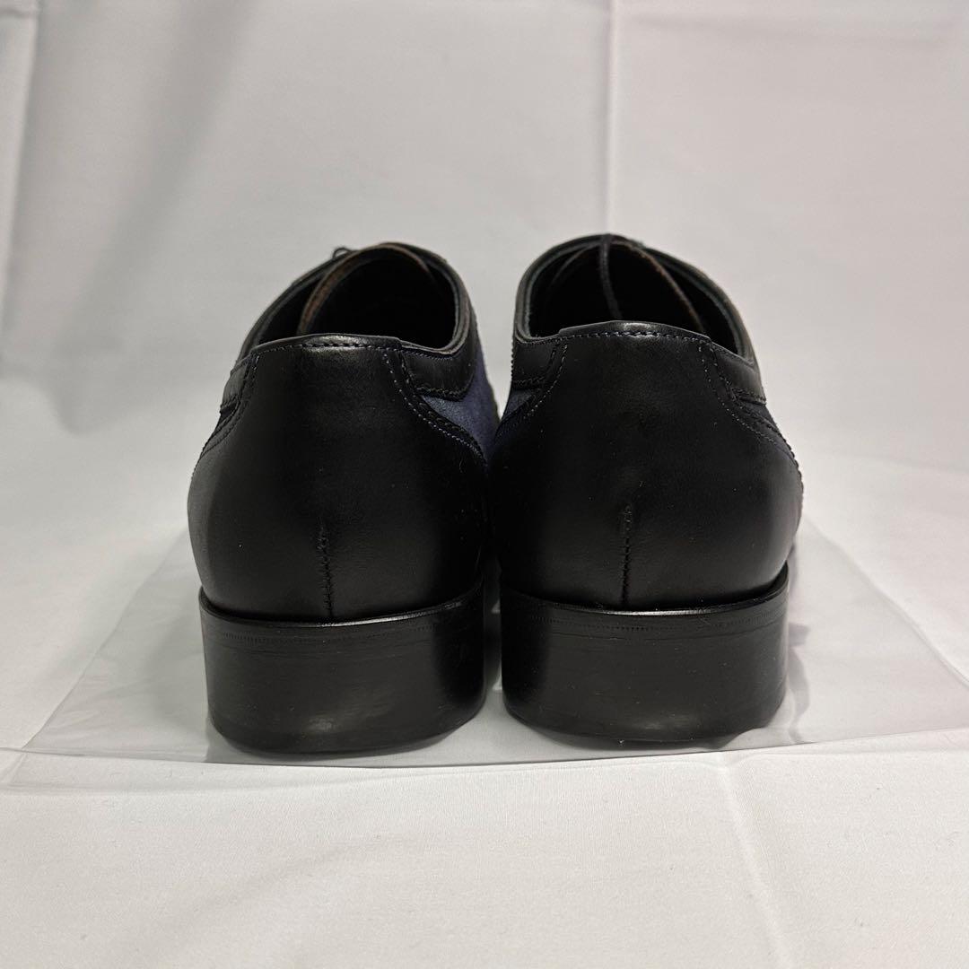 新品タグ付☆ランバンコレクション☆メンズ☆革靴☆ストレートチップ☆ブラック184