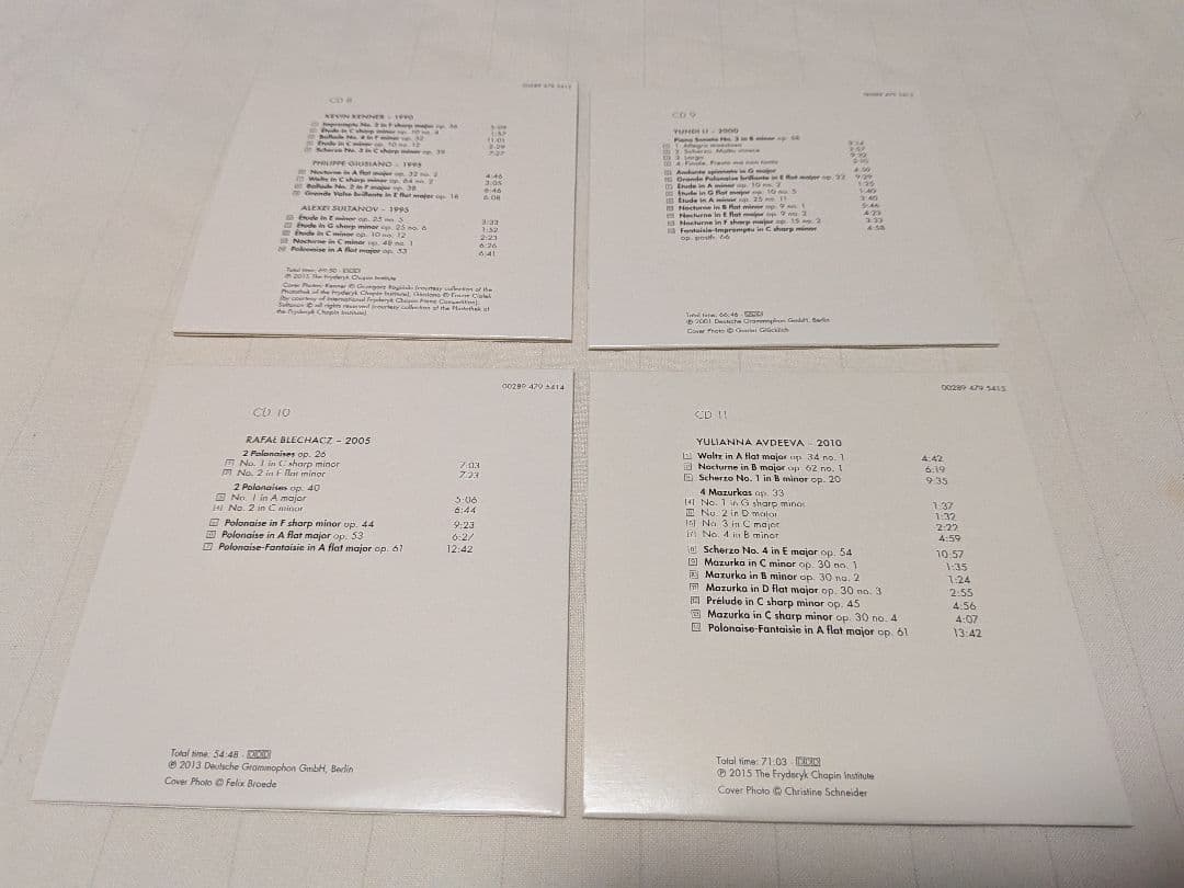 11枚組　GREAT CHOPIN PIANISTS